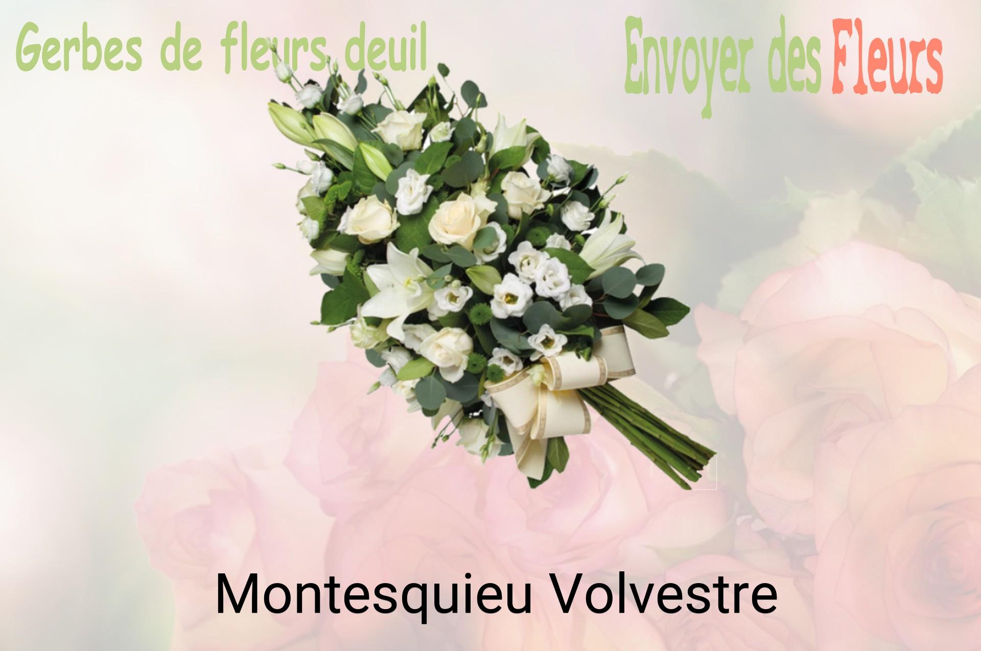 Gerbe de fleurs de deuil livrée à Montesquieu-Volvestre